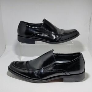 Stacy Adams black leather men's slip-on dress shoe size 8m